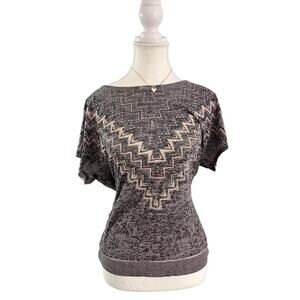 2000s Vintage Size XS-Small Gabriel Solis Vibes Short Sleeve Geometric Pattern